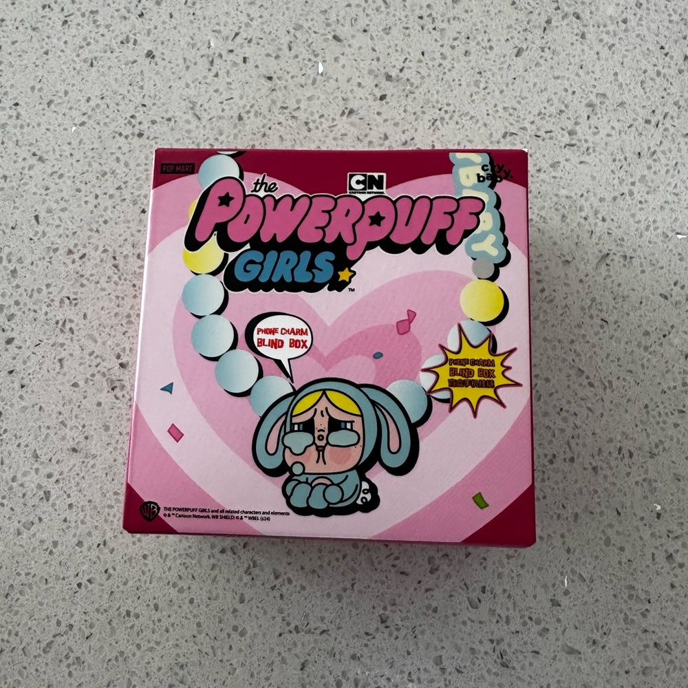 Power Puff Girls Crybaby Phone Charm Blind Box - Bunny Bubbles